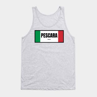 Pescara City in Italian Flag Colors Tank Top